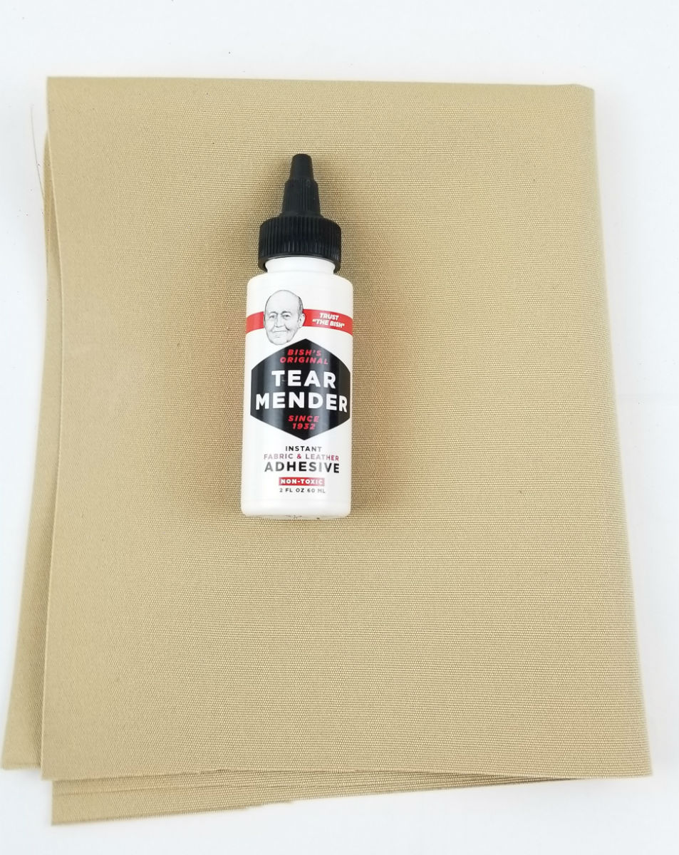 Bimini Top / Boat Cover Beige Sunbrella Fabric Patch Kit